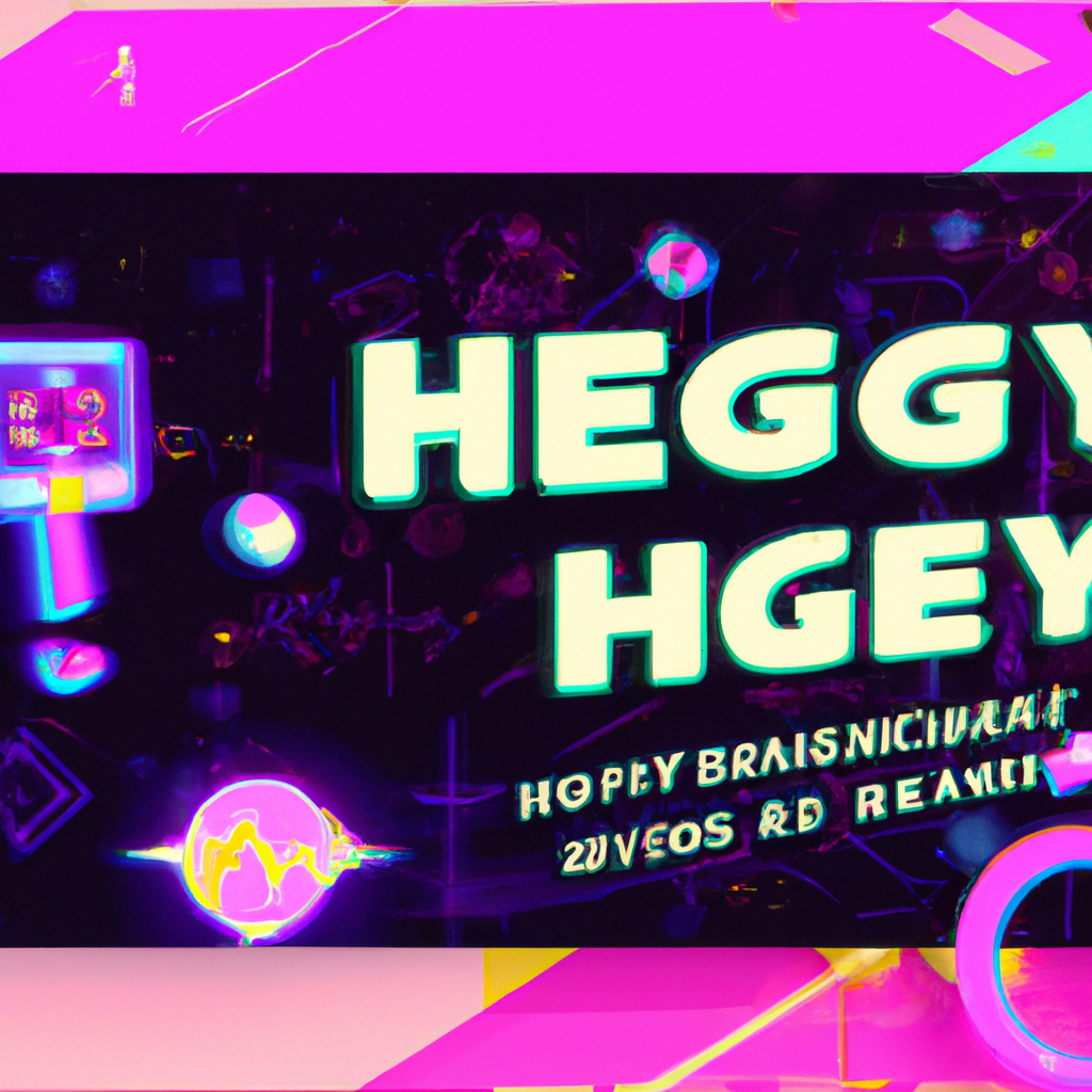 PulseArcade hero: neon arcade scene with stylized HUD and characters